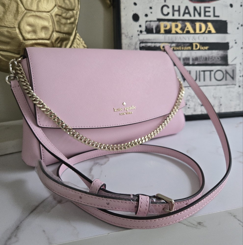 Kate Spade Laurel Way Greer Pink Crossbody Bag - Picture 3 of 8